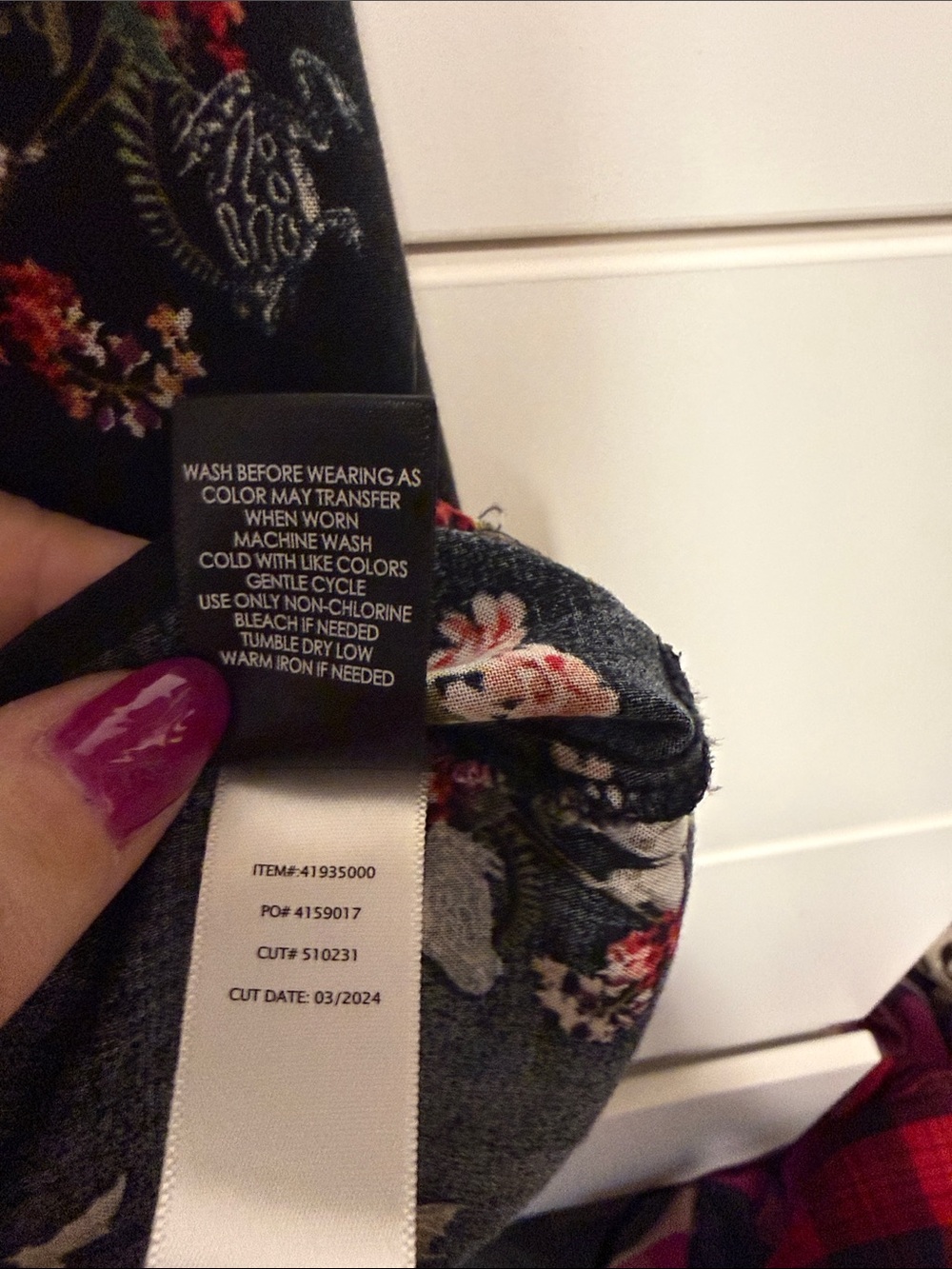 torrid Black Skull & Floral Print Tank - Picture 4 of 5